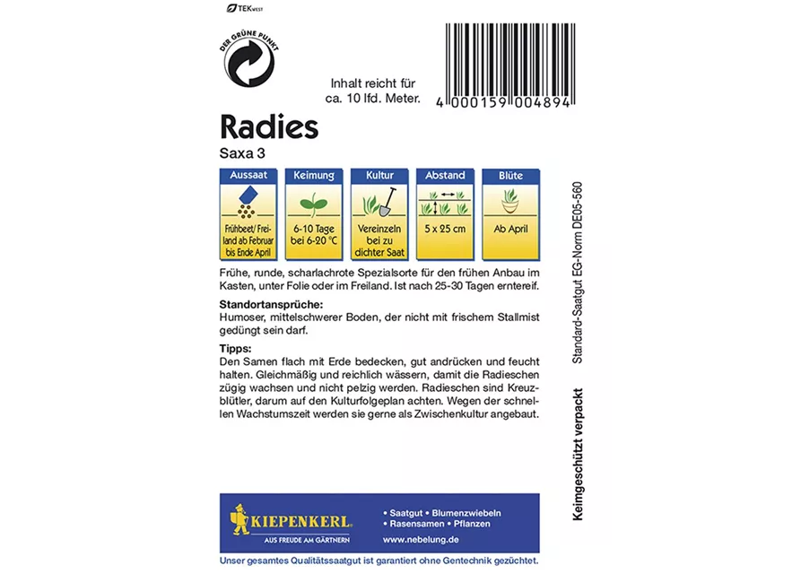 Radies Saxa 3 Preisgruppe B