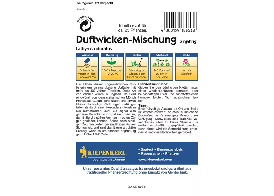 Lathyrus Duftwicken-Mix