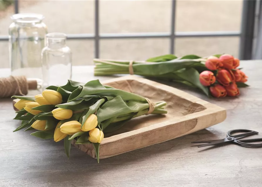 Bundware Tulpen gefüllt 10erFarmHaus, 10 Stiele/Bund sortenrein, Tulpe 32e